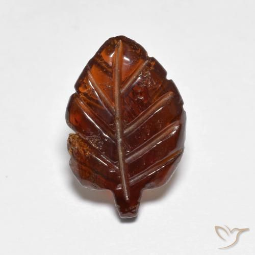Granate piropo Naranja rojizo natural de 2.89 ct, Elegante, Translúcido