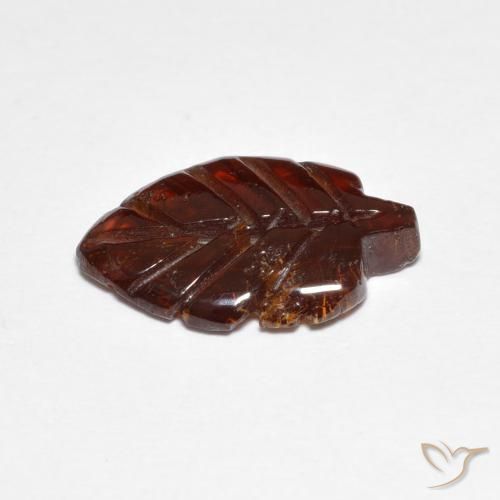 Granate piropo Naranja rojizo natural de 2.89 ct, Elegante, Translúcido