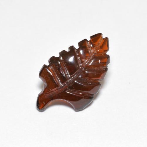 Granate piropo naranja natural de 2,45 ct, forma elegante, translúcido