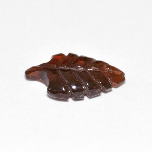 Granate piropo naranja natural de 2,45 ct, forma elegante, translúcido