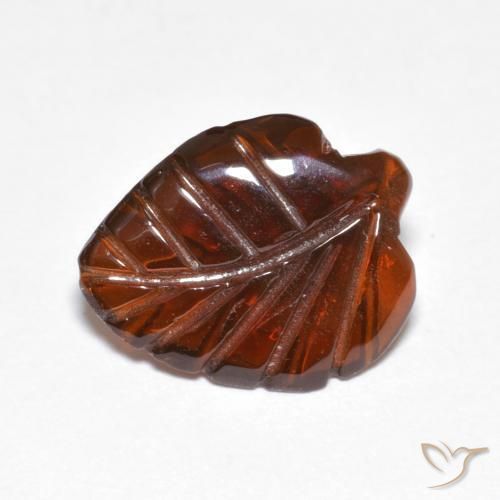 3.24ct Natural Naranja oscuro Granate piropo, Elegante, Translúcido