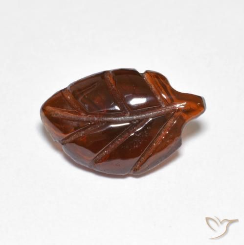 Granate piropo Naranja oscuro natural de 2.72 ct, Elegante, Translúcido