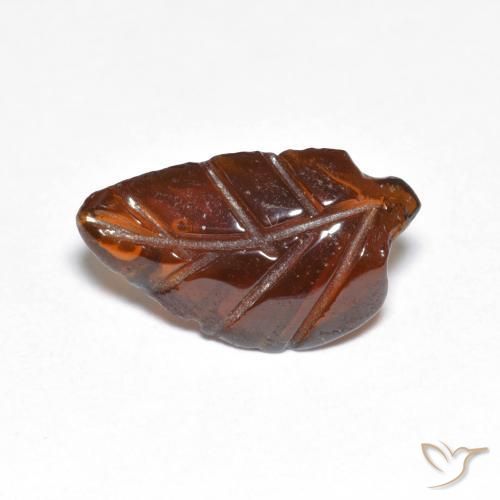 3.08ct Natural Naranja oscuro Granate piropo, Elegante, Translúcido