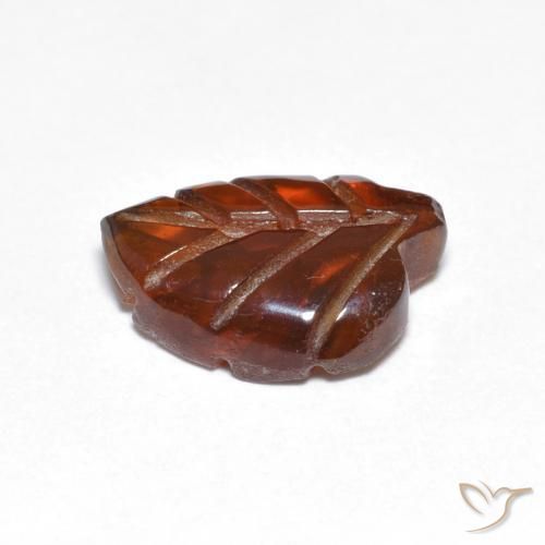 Granate piropo Naranja rojizo natural de 3.17 ct, Elegante, Translúcido