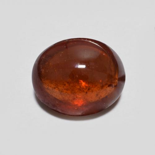 Granate Piropo Rojo oscuro natural de 3.76 ct, Corte Óvalo, Transparente