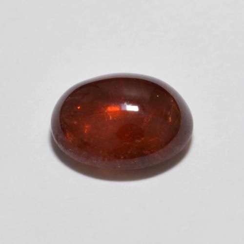 Granate Piropo Rojo oscuro natural de 3.76 ct, Corte Óvalo, Transparente