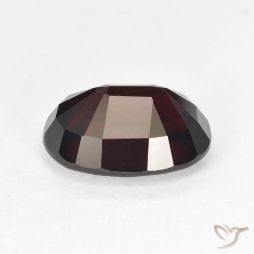 Granate piropo rojo natural de 6,22 ct, corte óvalo, VVS-VS