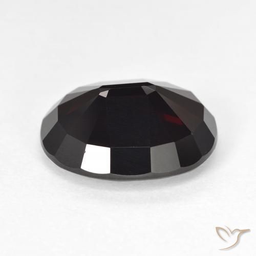 Granate piropo Rojo caoba natural de 7.91 ct, Ovalada, VVS-VS