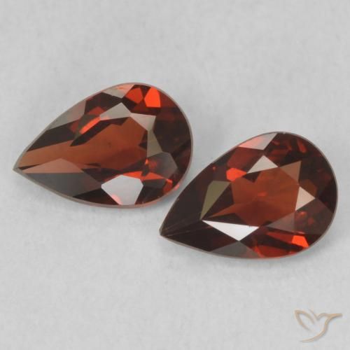 1.18ctw Natural Rojo sangría Granate piropo, En forma de pera, VVS-VS