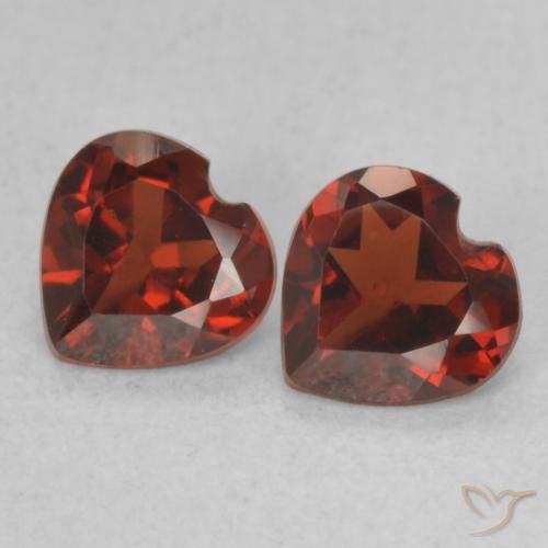 1.06ctw Natural Rojo grosella Granate piropo, Corazón, VVS-VS