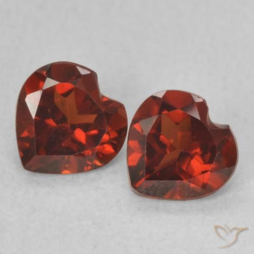 1.07ctw Natural Rojo grosella Granate piropo, Corazón, VVS-VS