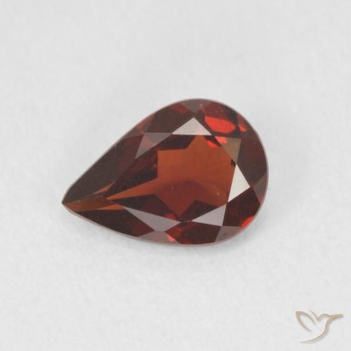 0.73ct Natural Rojo sangría Granate piropo, En forma de pera, VVS-VS