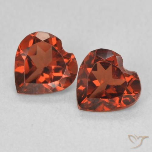 1.09ctw Natural Rojo intenso Granate piropo, Corazón, VVS-VS