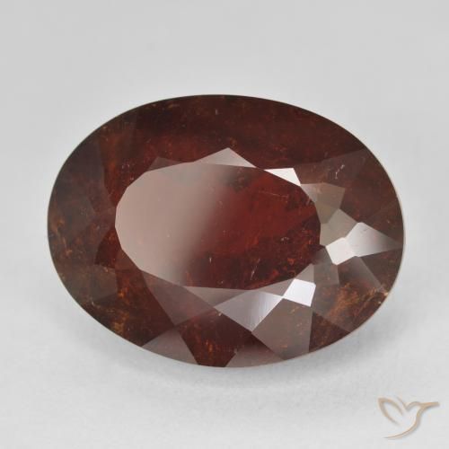 Granate piropo Rojo sangría natural de 25.23 ct, Ovalada, VS-SI