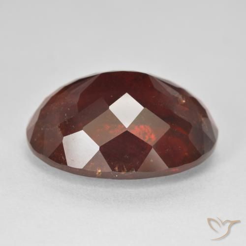 Granate piropo Rojo sangría natural de 25.23 ct, Ovalada, VS-SI