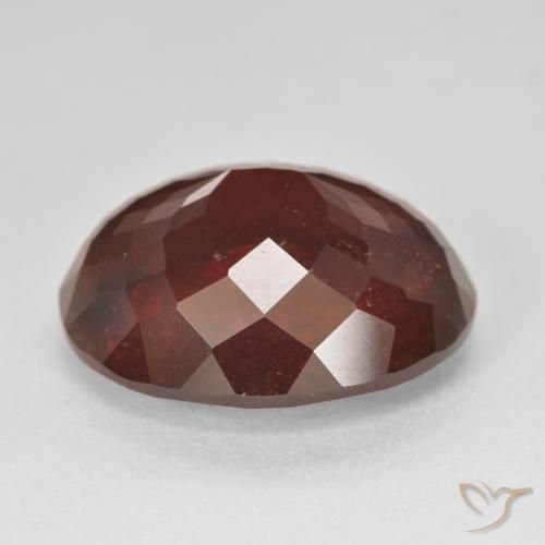 Granate piropo Rojo oscuro natural de 21.11 ct, Ovalada, VS-SI
