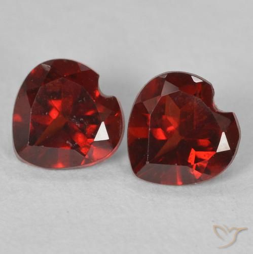 1.06ctw Natural Rojo sangría Granate piropo, Corazón, VS