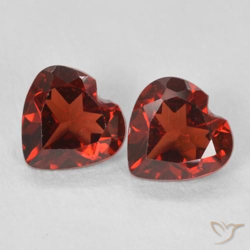 1.06ctw Natural Rojo sangría Granate piropo, Corazón, VVS-VS