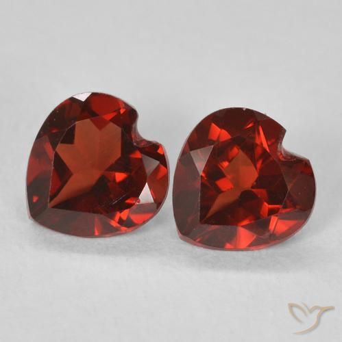 1.07ctw Natural Rojo grosella Granate piropo, Corazón, VVS-VS