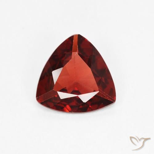0.67ct Natural Rojo sangre Granate piropo, Trillón, VVS-VS