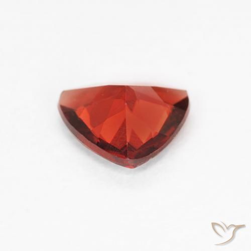 Granate piropo Rojo sangre natural de 0.67 ct, Trillón, VVS-VS