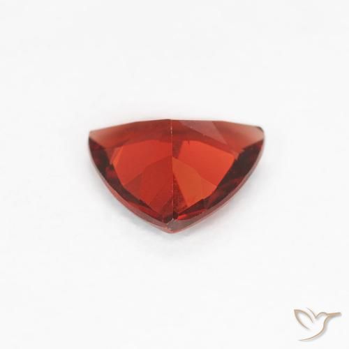 Granate piropo Rojo sangría natural de 0.68 ct, Trillón, VVS-VS
