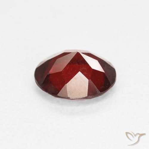 Granate piropo Rojo grosella natural de 1.14 ct, Redondo, VS