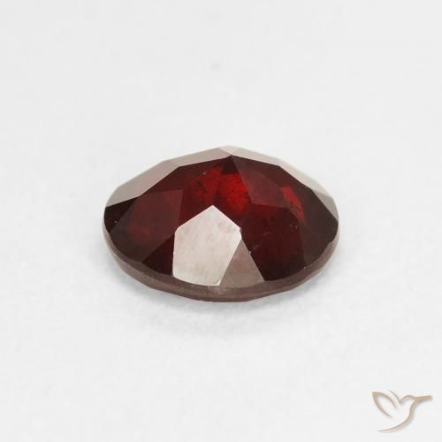 Granate piropo Rojo oscuro natural de 1.43 ct, Redondo, VS