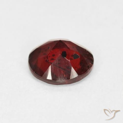 Granate piropo Rojo sangría natural de 0.91 ct, Redondo, VS-SI