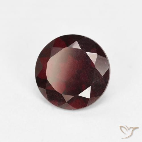 Granate piropo Rojo sangría natural de 1.49 ct, Redondo, VS