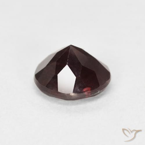 Granate piropo Rojo oscuro natural de 1.63 ct, Redondo, VS