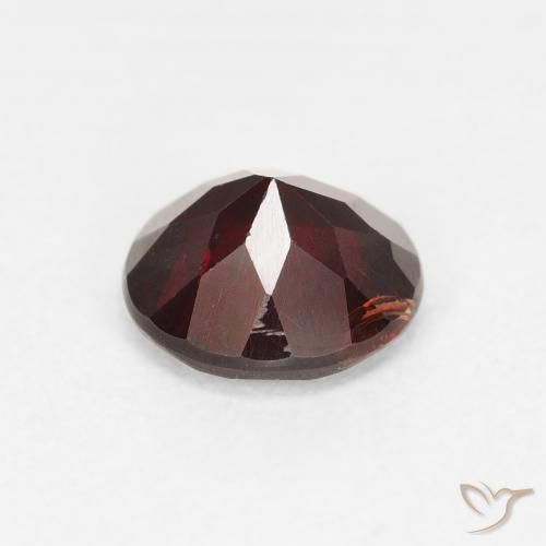 Granate piropo Rojo oscuro natural de 1.53 ct, Redondo, VS