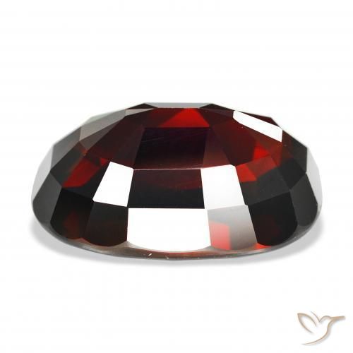 Granate piropo Rojo negruzco natural de 21.89 ct, Ovalada, IF