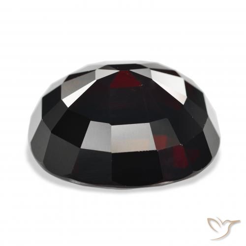 Granate piropo Rojo oscuro natural de 27.77 ct, Ovalada, VVS-VS