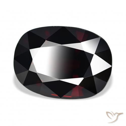 Granate piropo Rojo negruzco natural de 16.73 ct, Forma Cojín, IF