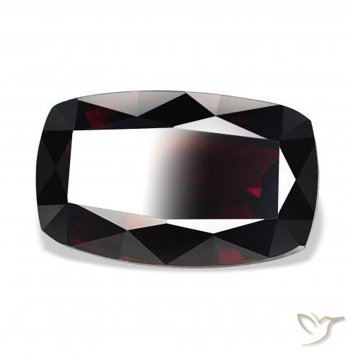 Granate piropo Rojo negruzco natural de 18.58 ct, Forma Cojín, VVS