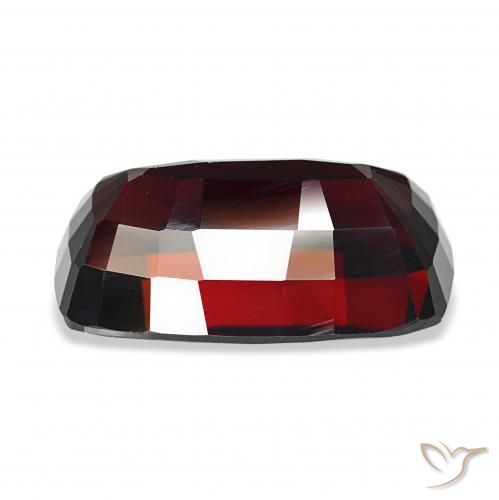 Granate piropo Rojo negruzco natural de 18.58 ct, Forma Cojín, VVS