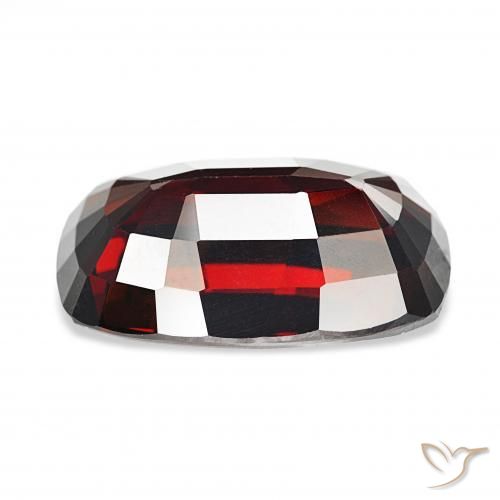 Granate piropo Rojo oscuro natural de 17.02 ct, Forma Cojín, VS