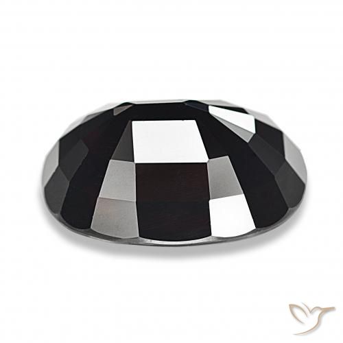 Granate piropo Rojo oscuro natural de 14.20 ct, Ovalada, VVS