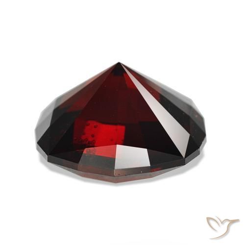 Granate piropo Rojo oscuro natural de 4.67 ct, Forma Cojín, VVS