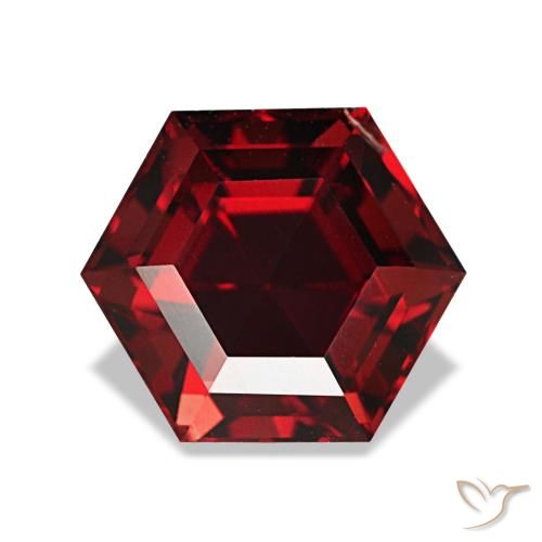 Granate piropo rojo de 2,14 ct, fantasía, VS