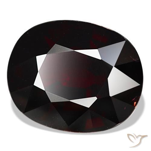Granate piropo rojo natural de 18,41 ct, corte cojín, VS