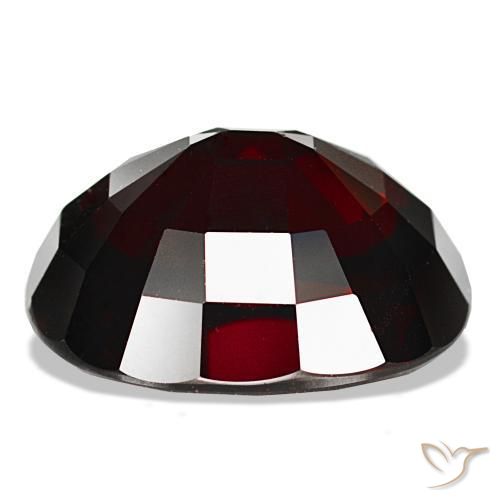 Granate piropo rojo natural de 18,41 ct, corte cojín, VS