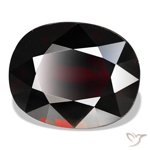 Granate piropo rojo natural de 14,91 ct, corte cojín, VS