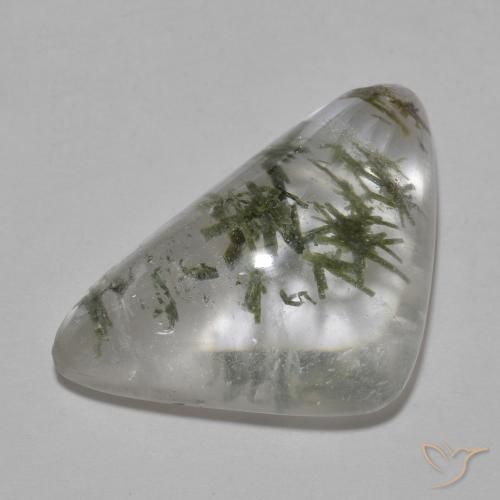 19.12ct Natural Multicolor Cuarzo Con Hedenbergita, Trillón, Transparente
