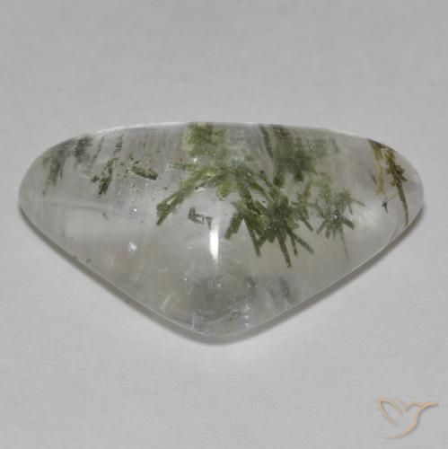 Cuarzo con hedenbergita Multicolor natural de 19.12 ct, Trillón, Transparente