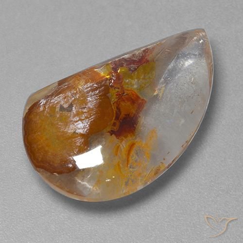 16.81ct Natural Multicolor Cuarzo con marcasita, Elegante, Transparente