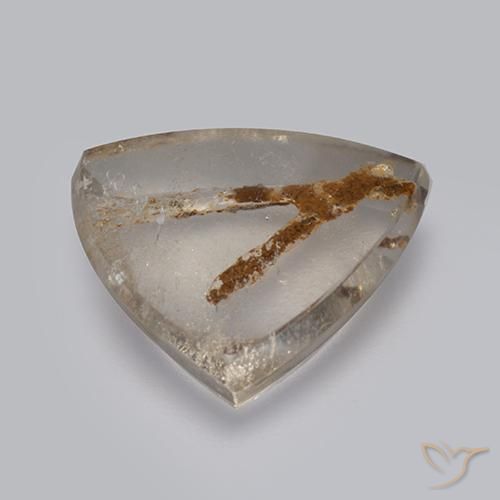 Cuarzo con marcasita Multicolor natural de 6.94 ct, Trillón, Transparente