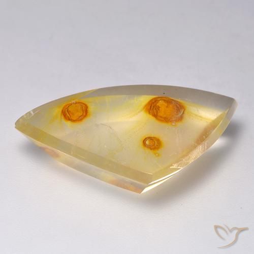 Cuarzo con marcasita Multicolor natural de 18.15 ct, Trillón, Transparente