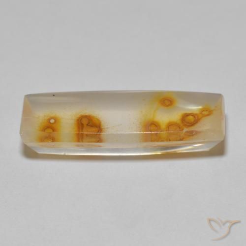 Cuarzo con marcasita Multicolor natural de 7.80 ct, Corte Baguette, Transparente